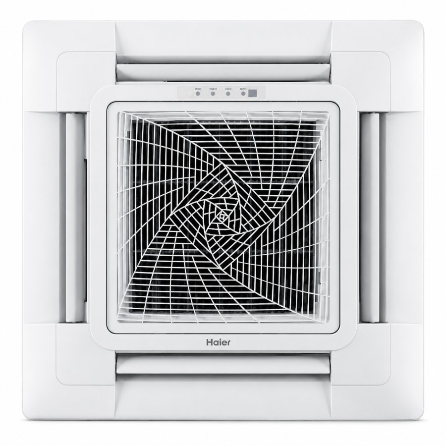 Кассетный внутренний блок Haier AB50S2SC1FA для мульти-сплит систем, панель PB-700KB