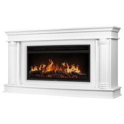 Каминокомплект: Очаг Electrolux EFP/P-4220LS, портал Olympia 42/40/36, белый