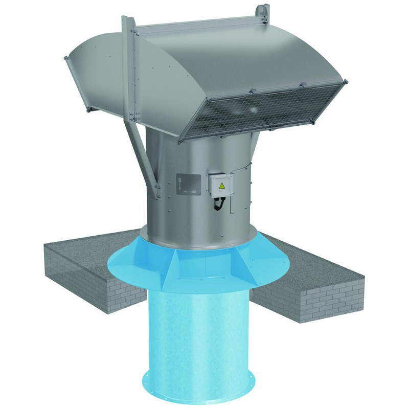 Вентилятор крышный осевой подпора ВОП-30-4,5-1,1/3000