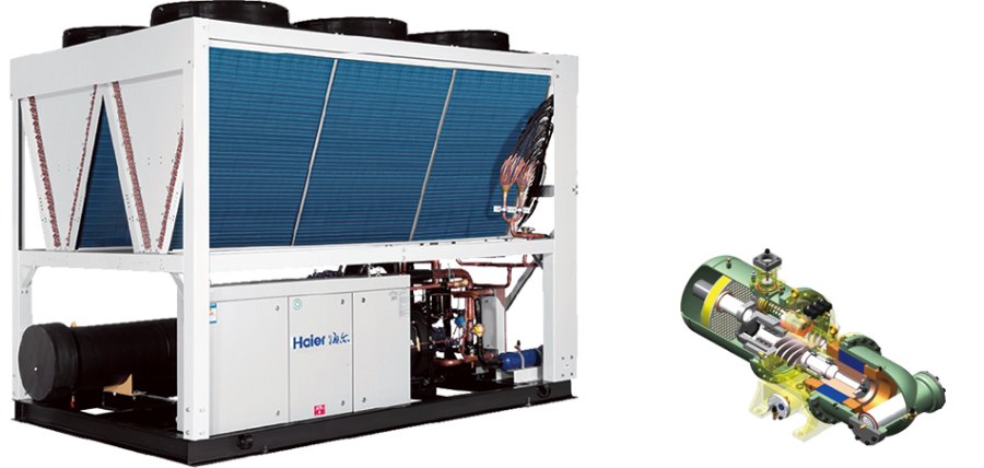 Винтовой чиллер Haier CI0410PANH с воздушным охлаждением Винтовой чиллер Haier CI0410PANH с воздушным охлаждением