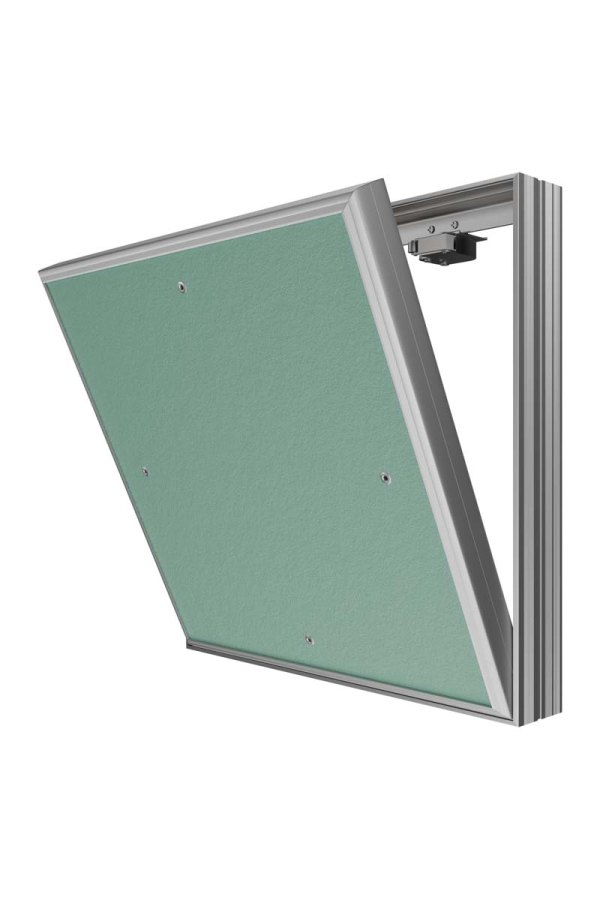 Люк ревизионный D Ceramo Base 600х600 скрытый монтаж съемный алюминий EVECS