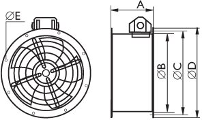 Чертёж и присоединительные размеры
